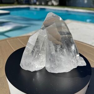 BEAUTIFUL AA Twin Point LEMURIAN Crystal